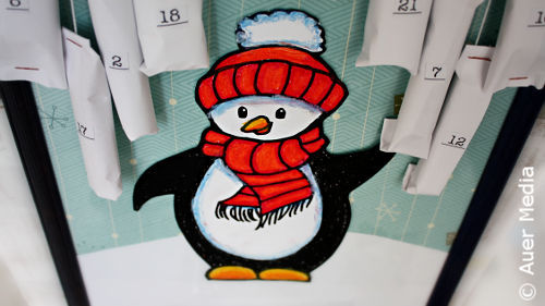 DIY Joulukalenteri Pingviini