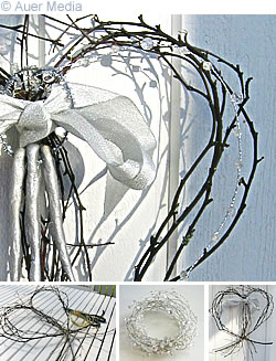 Ohjeet: Tee itse risukranssi ja siit joulukranssi kimaltelevin koristein