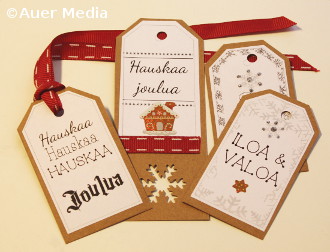 Gift tags -ilmaiset tulostettavat pakettikortit