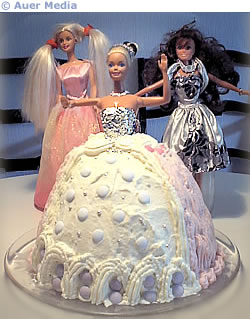 Barbie kakku lastenjuhliin